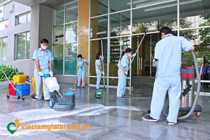 C&aacute;c vị tr&iacute; tuyển dụng việc l&agrave;m vệ sinh c&ocirc;ng nghiệp Gia Lai "kh&aacute;t" nh&acirc;n sự nhất