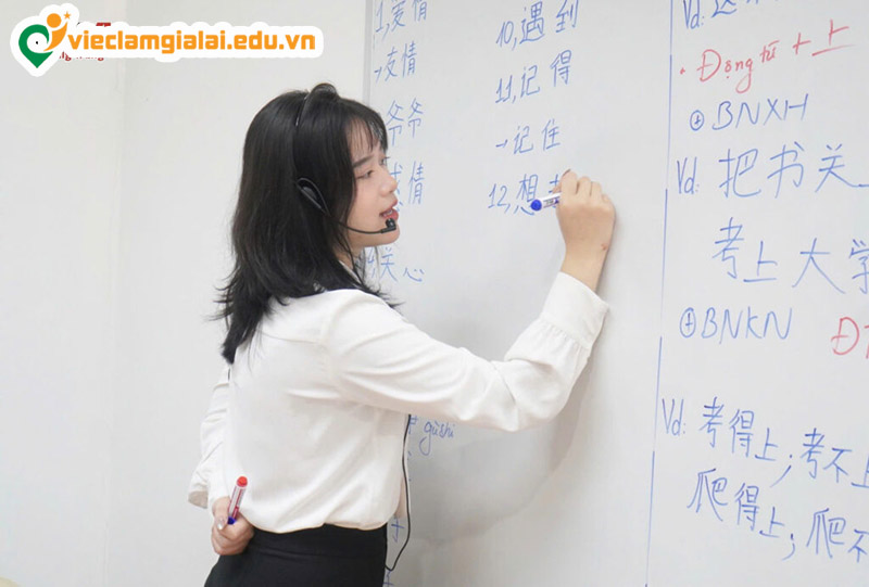 Giáo viên tiếng Trung tại Gia Lai